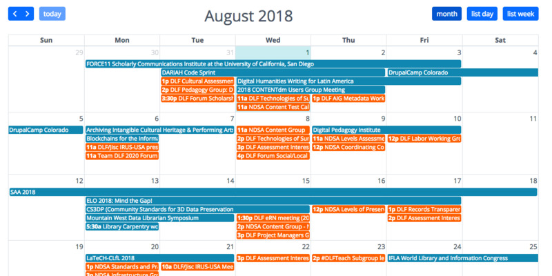 DLF Community Calendar