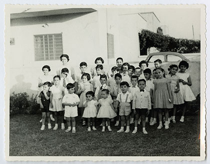 Schoolchildren at Birthday Party in Baghdad, about 1959. Photo courtesy of Maurice Shohet