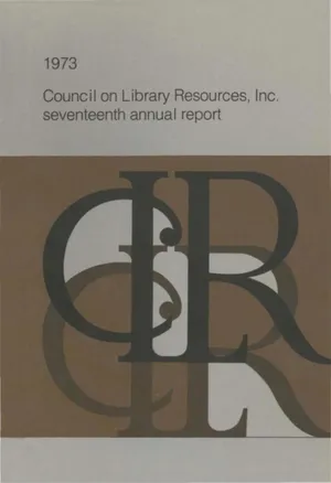 Cover image for 17th Annual Report for the Year Ending June 30, 1973