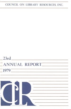 Cover image for 23rd Annual Report: 1979