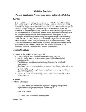 Cover image for Library Workflow Redesign: Six Case Studies