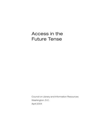 Cover image for Access in the Future Tense