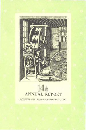 Cover image for 14th Annual Report, For the Period Ending June 30, 1970