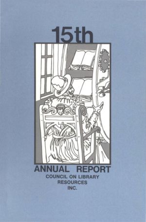 Cover image for 15th Annual Report for the Year Ending June 30, 1971