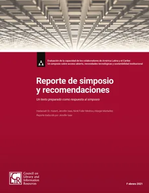 Cover image for Capacity Assessment of Latin American and Caribbean Partners: Report of Symposium and Recommendations