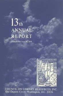Cover image for 13th ANNUAL REPORT for the year ended June 30, 1969