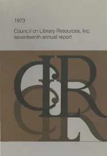Cover image for 17th Annual Report for the Year Ending June 30, 1973