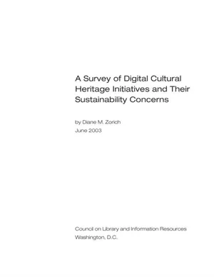 Cover image for A Survey of Digital Cultural Heritage Initiatives and Their Sustainability Concerns