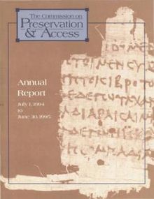 Cover image for 1994-1995 Annual Report