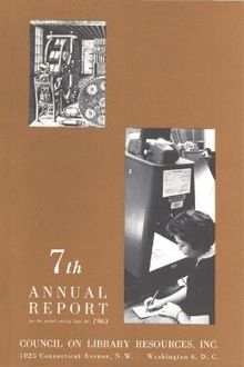Cover image for 7th Annual Report for the period ending June 30, 1963